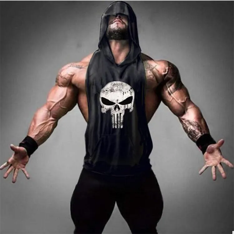 Skull Gyms Clothing Cotton Shirt