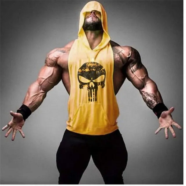 Skull Gyms Clothing Cotton Shirt