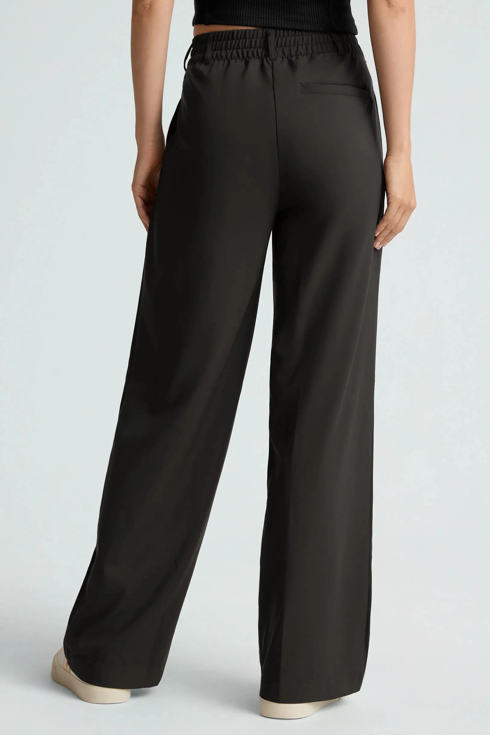 Status Wide Leg Trousers - Black *Restocks in September