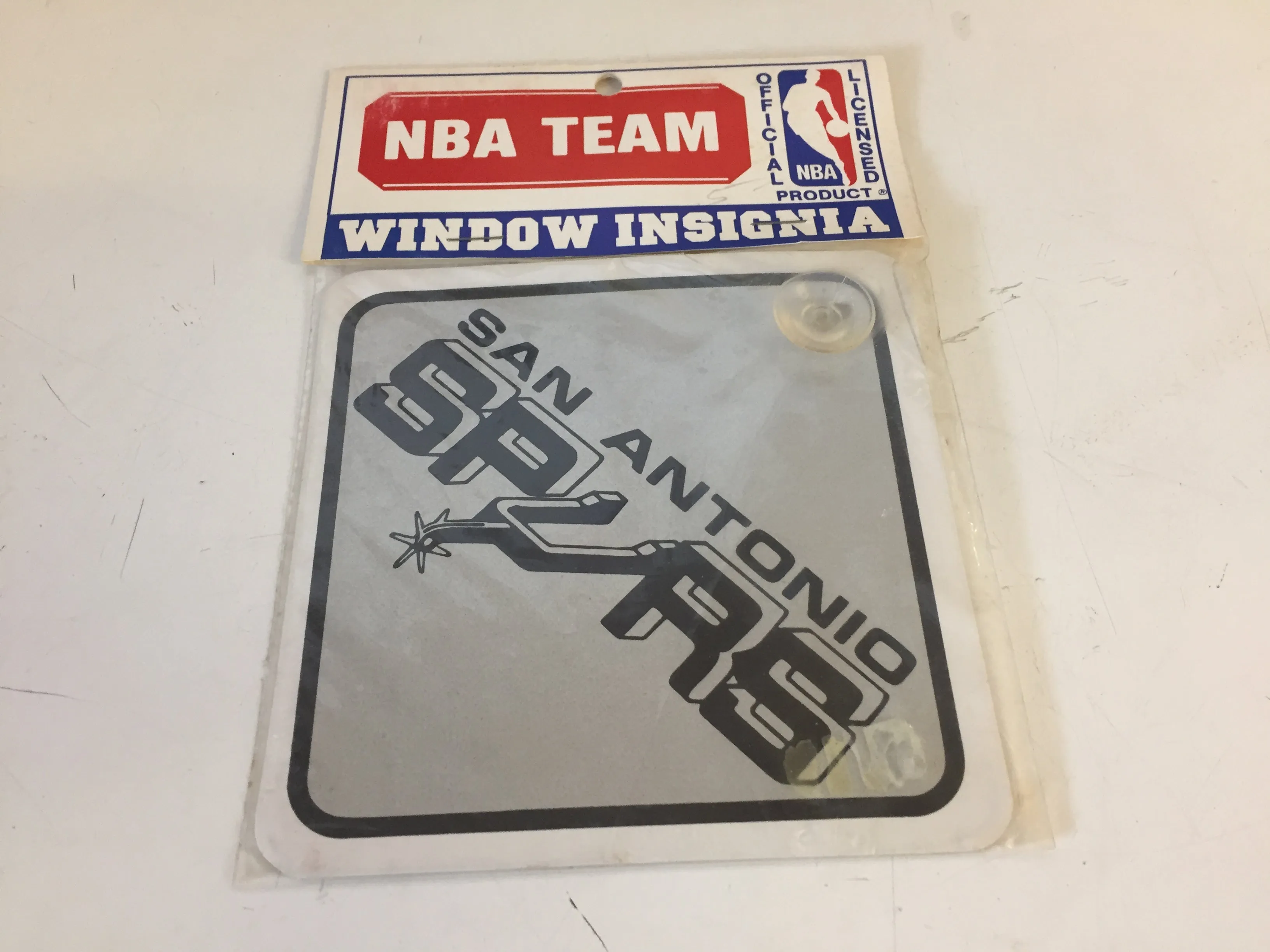 Vintage NOS 1990's San Antonio SPURS NBA Team Window Insignia