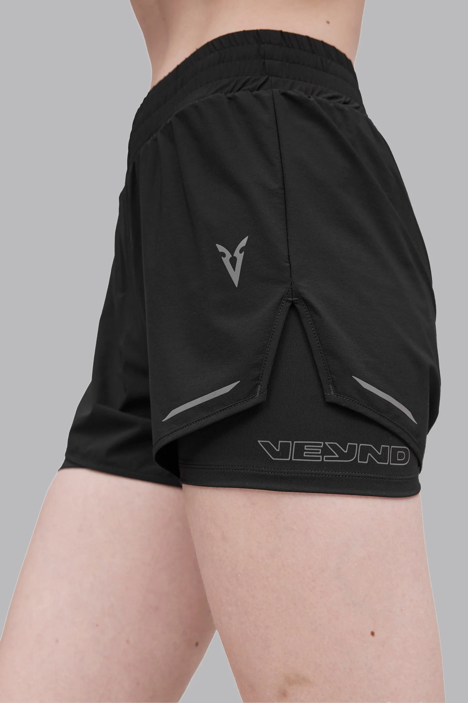 V_LYTE 3.5" 2-IN-1 SHORTS - Black