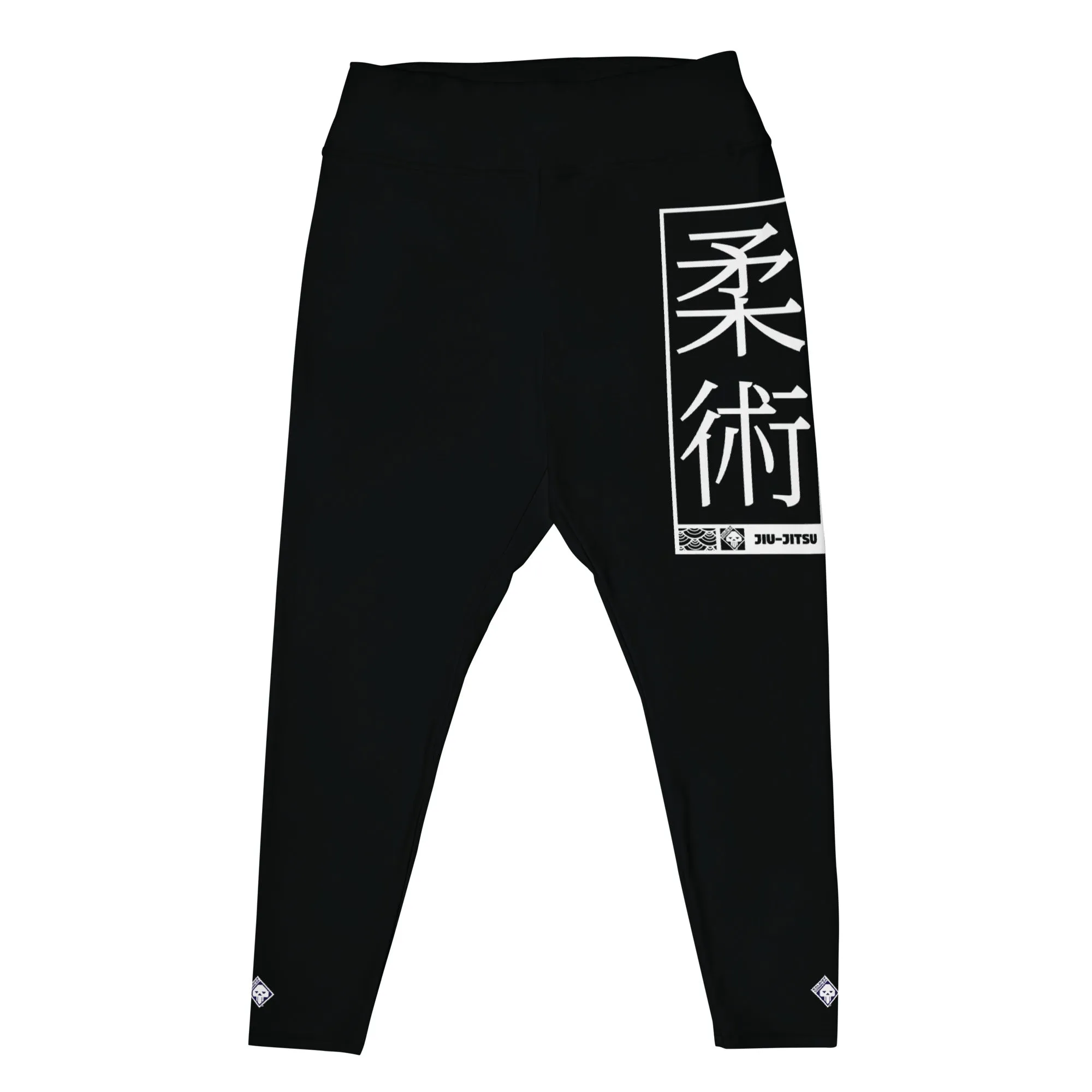 Women's Plus Size Yoga Pants Workout Leggings For Jiu Jitsu 015 - Noir