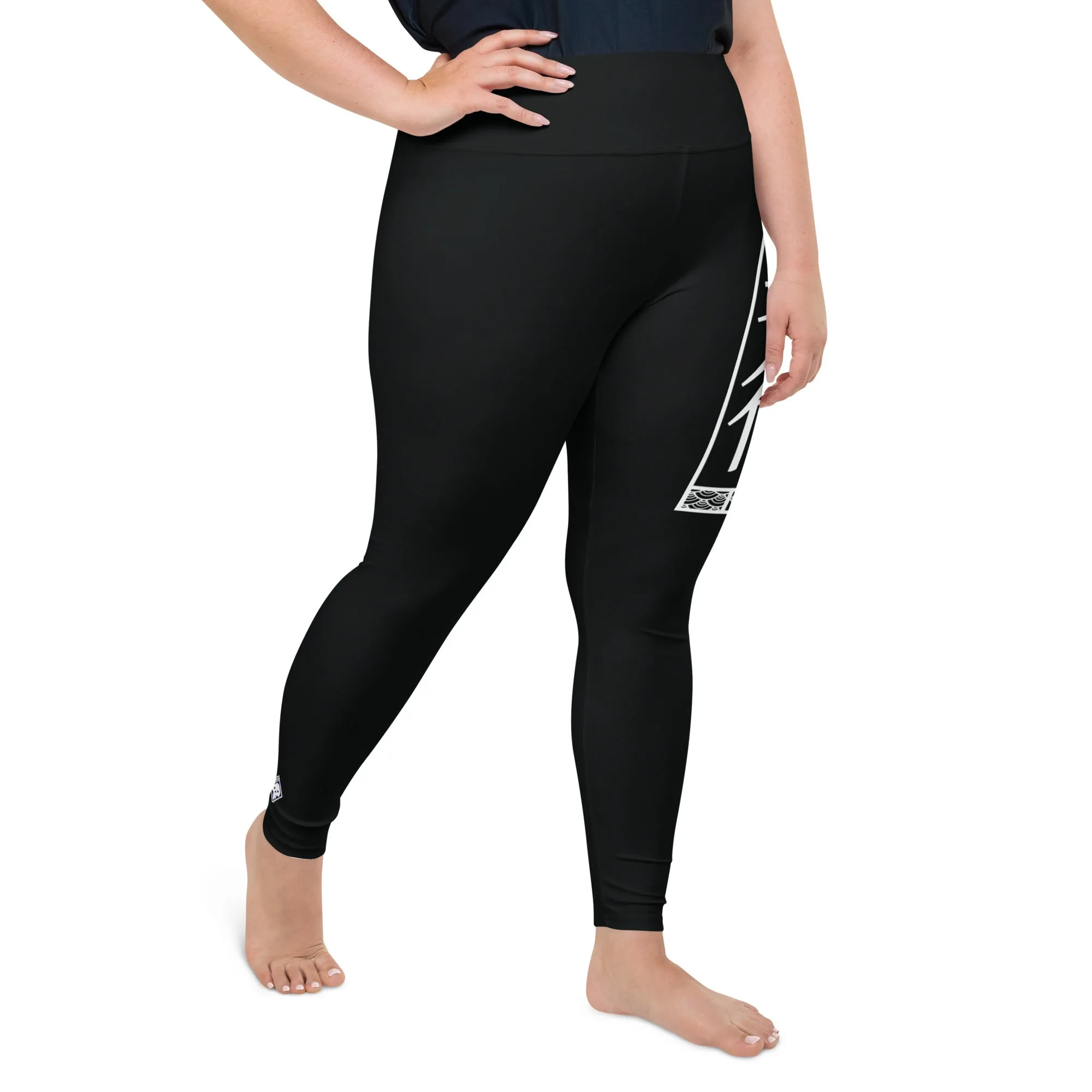 Women's Plus Size Yoga Pants Workout Leggings For Jiu Jitsu 015 - Noir