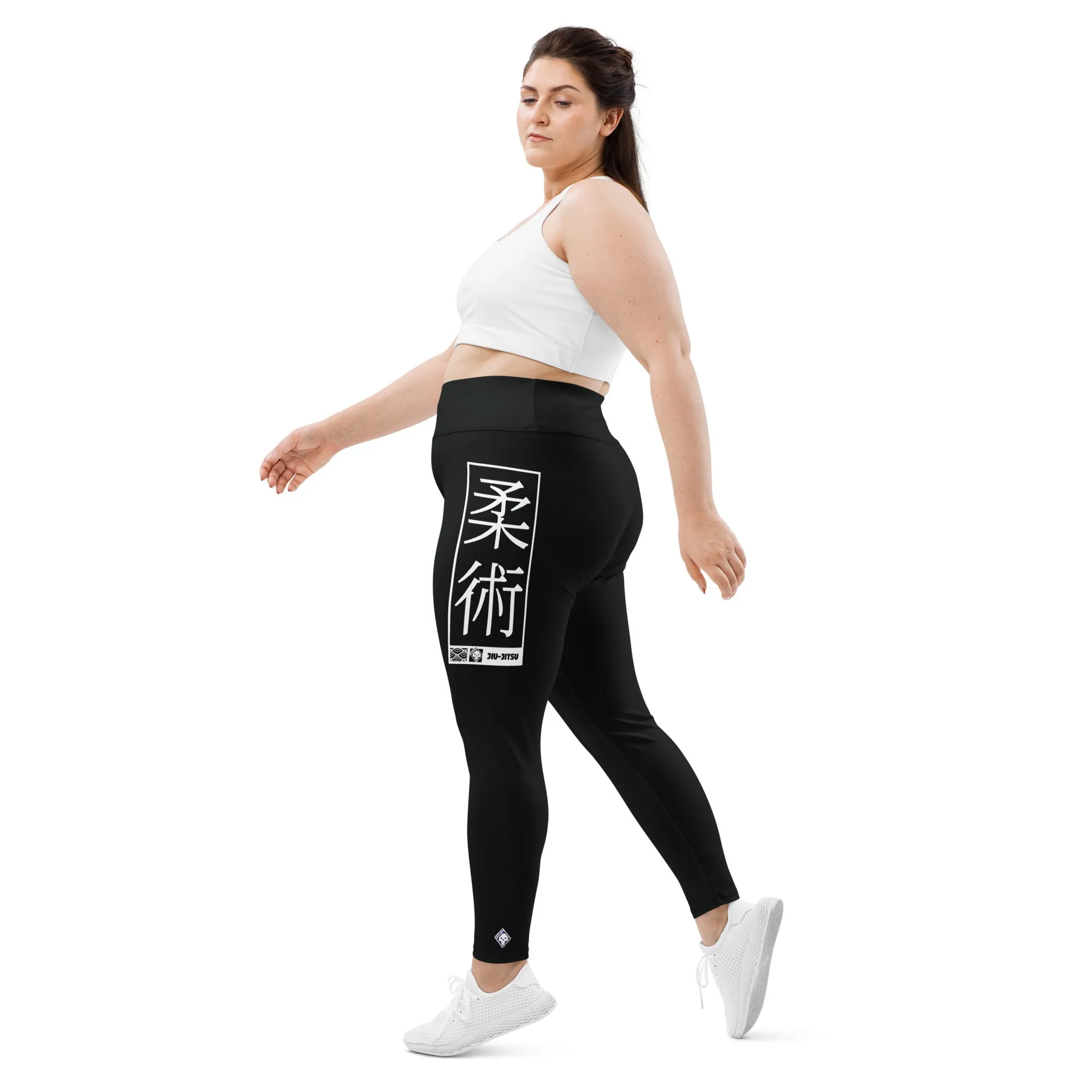 Women's Plus Size Yoga Pants Workout Leggings For Jiu Jitsu 015 - Noir