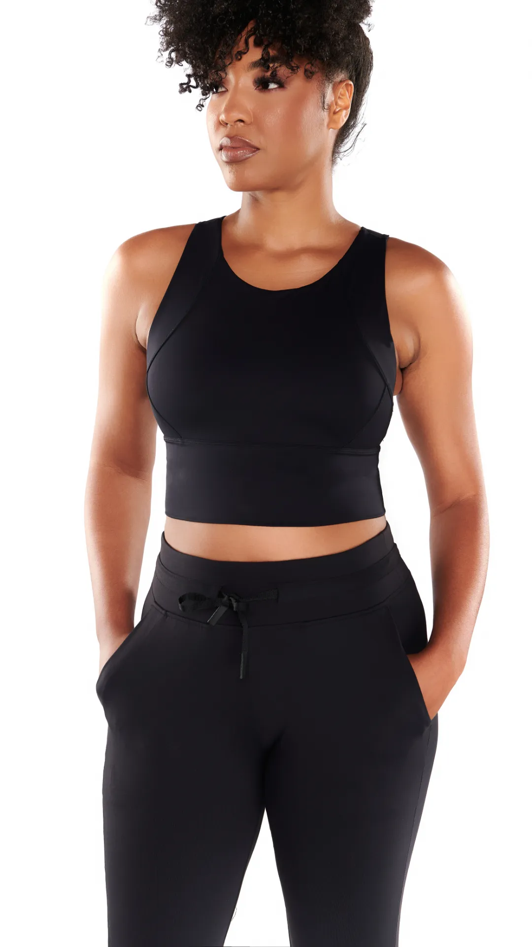 Yanta Tank Bra - Black